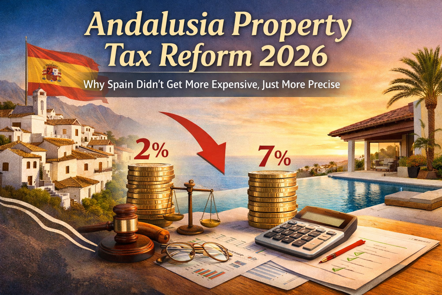 Andalusia Property Tax Reform 2026: Why Spain Didn’t Get More Expensive, Just More Precise 1 Marbella tax reform 2026