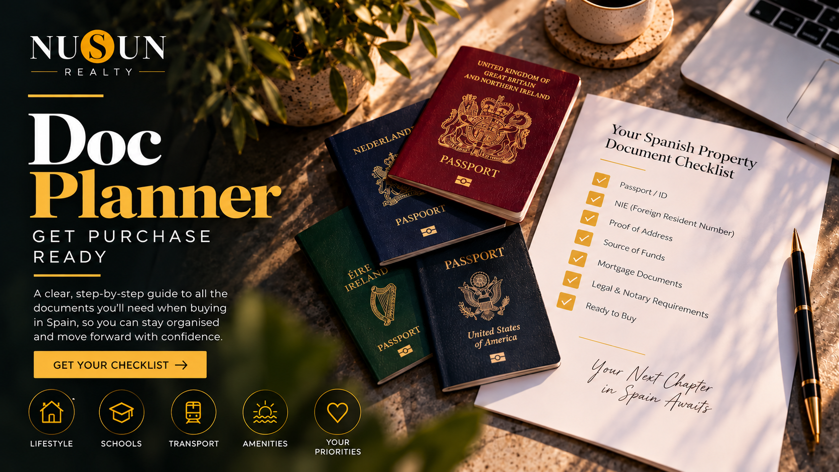 NuSun Realty Spain property buyer Doc Planner